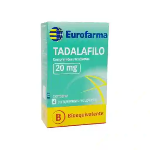 Tadalafilo 20 Mg X 4 Com