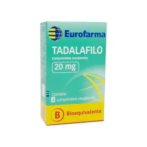 Tadalafilo 20 Mg X 4 Com