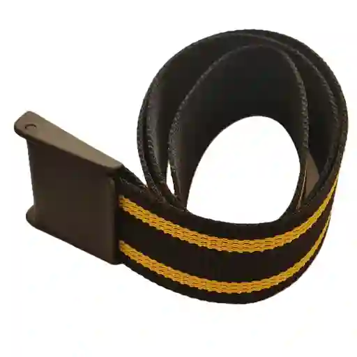 Cinturon Para Buceo 135x5cms 150grs Fibra Negro Con Color