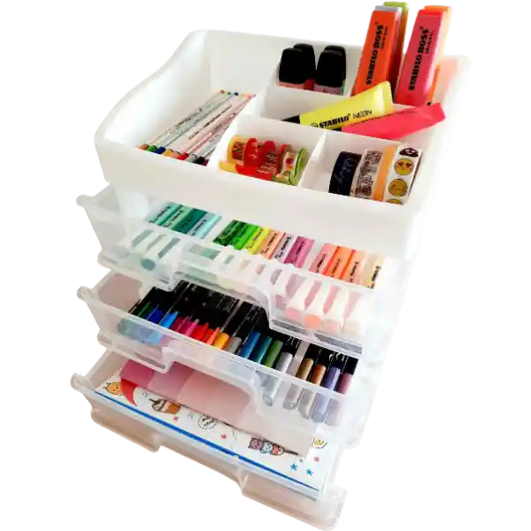 We R Caja Organizadora 3 Cajones Y Nivel Superior