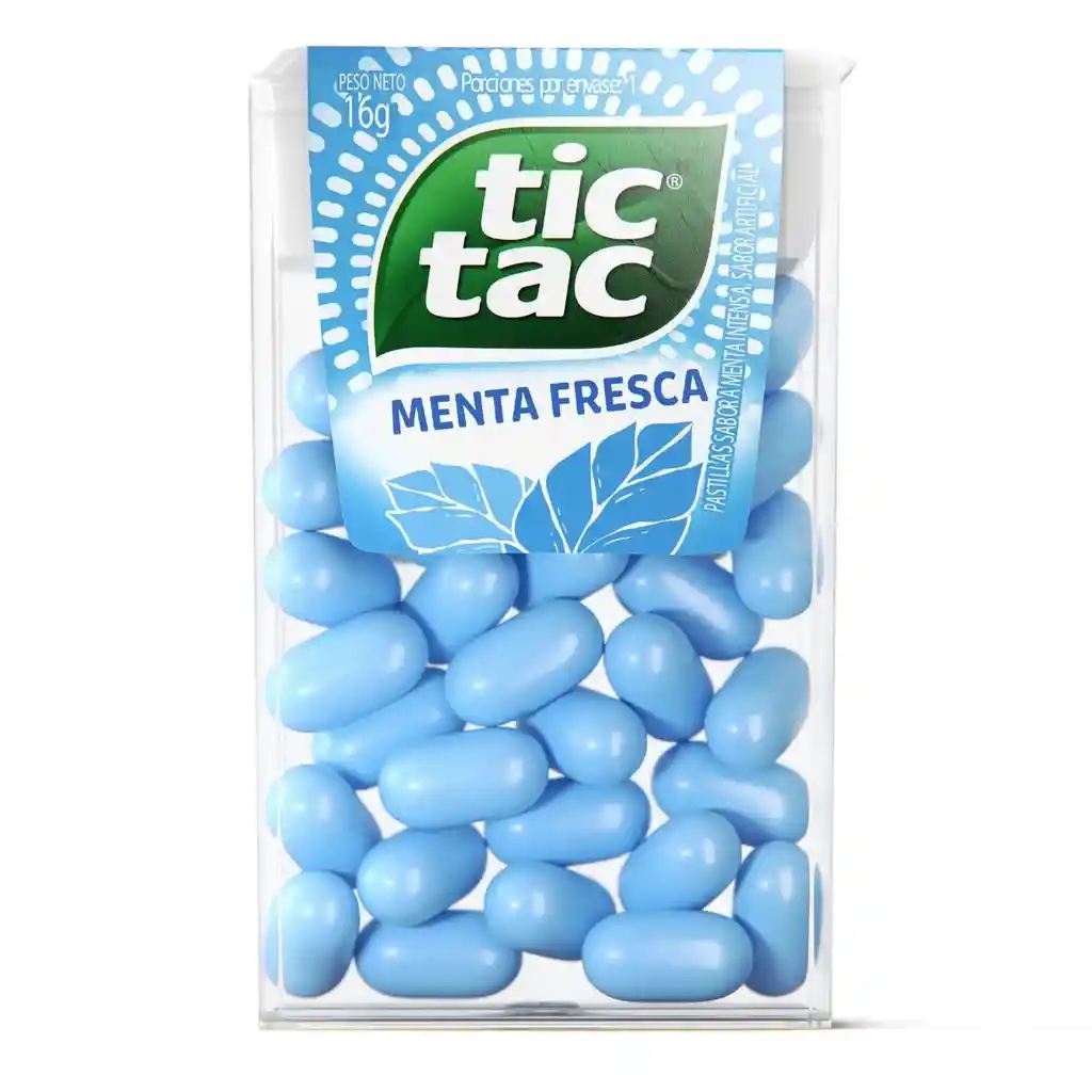 Tic Tac Caramelo Sabor Menta Fresca