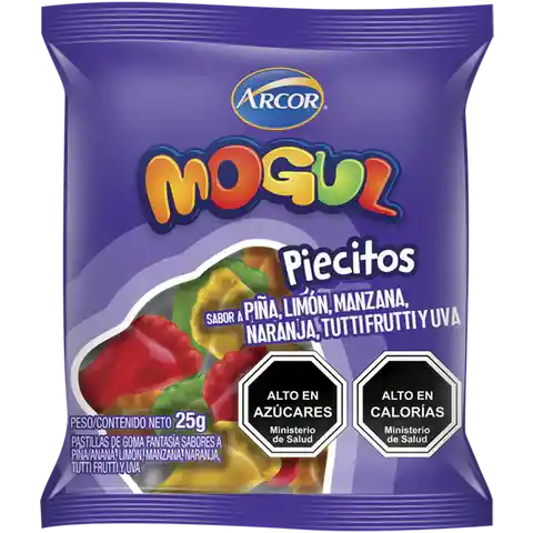 Gomitas Mogul Piecitos 90 G