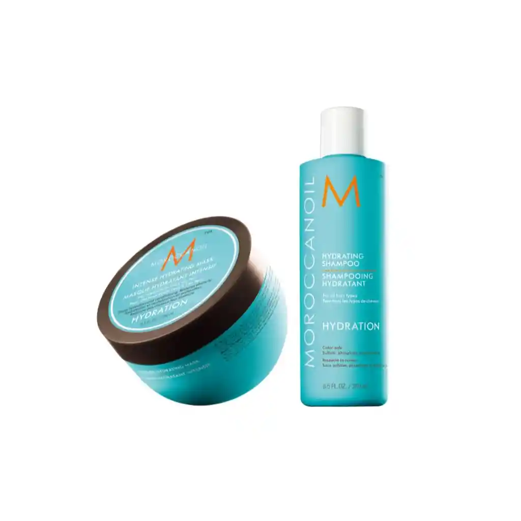 Pack Hidratante Moroccanoil Shampoo Y Máscara Cabello Seco