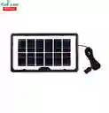 Kit De Iluminacion Panel Solar Portátiles, Con Cables