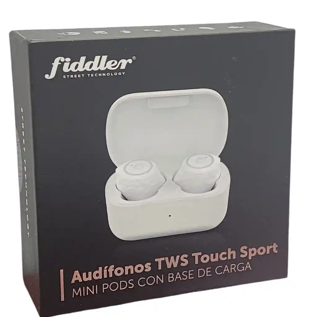 Audífonos Tws Touch Sport Fiddler Fdg16w Blanco