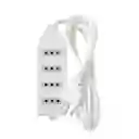 Alargador Zapatilla De 4 Pos 3mt Me204w Macrotel Blanco