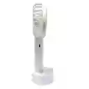 Ventilador Recargable Portátil Base Tecnolab Blanco Tl671w