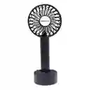 Ventilador Recargable Portátil Base Tecnolab Negro Tl671bk