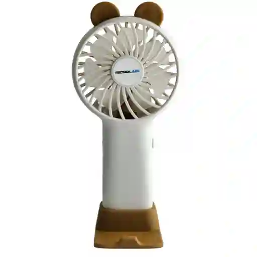 Mini Ventilador Portátil Recargable Tecnolab Blanco Tl672w