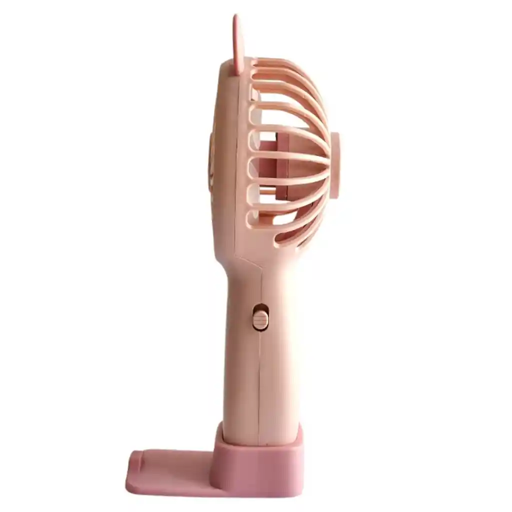 Mini Ventilador Portátil Recargable Rosa Tl672p