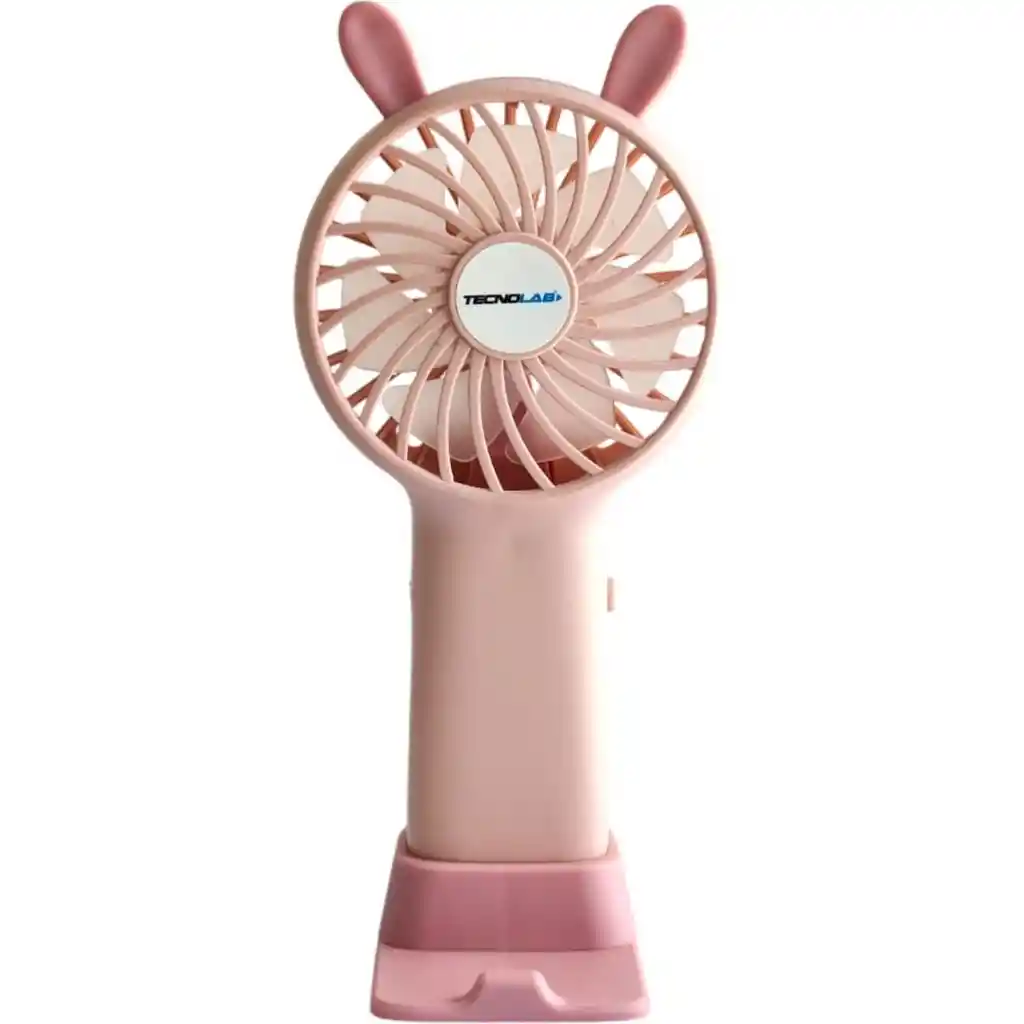 Mini Ventilador Portátil Recargable Rosa Tl672p