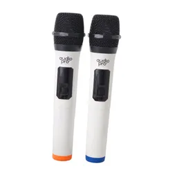 Kit 2 Micrófonos Inalámbricos Uhf Audiopro Ap02040