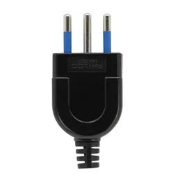 Enchufe Macho Vertical Negro Philco 2p+t 79305 - 2500w