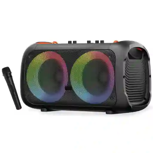 Parlante Karaoke Bt Con Control De Bajos Rgb Ap02098