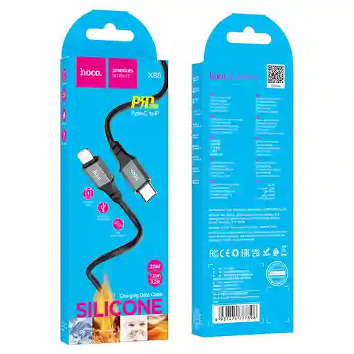 Cable Tipo C A Lightning Para Iphone Pd 20w - Hoco X86 1m