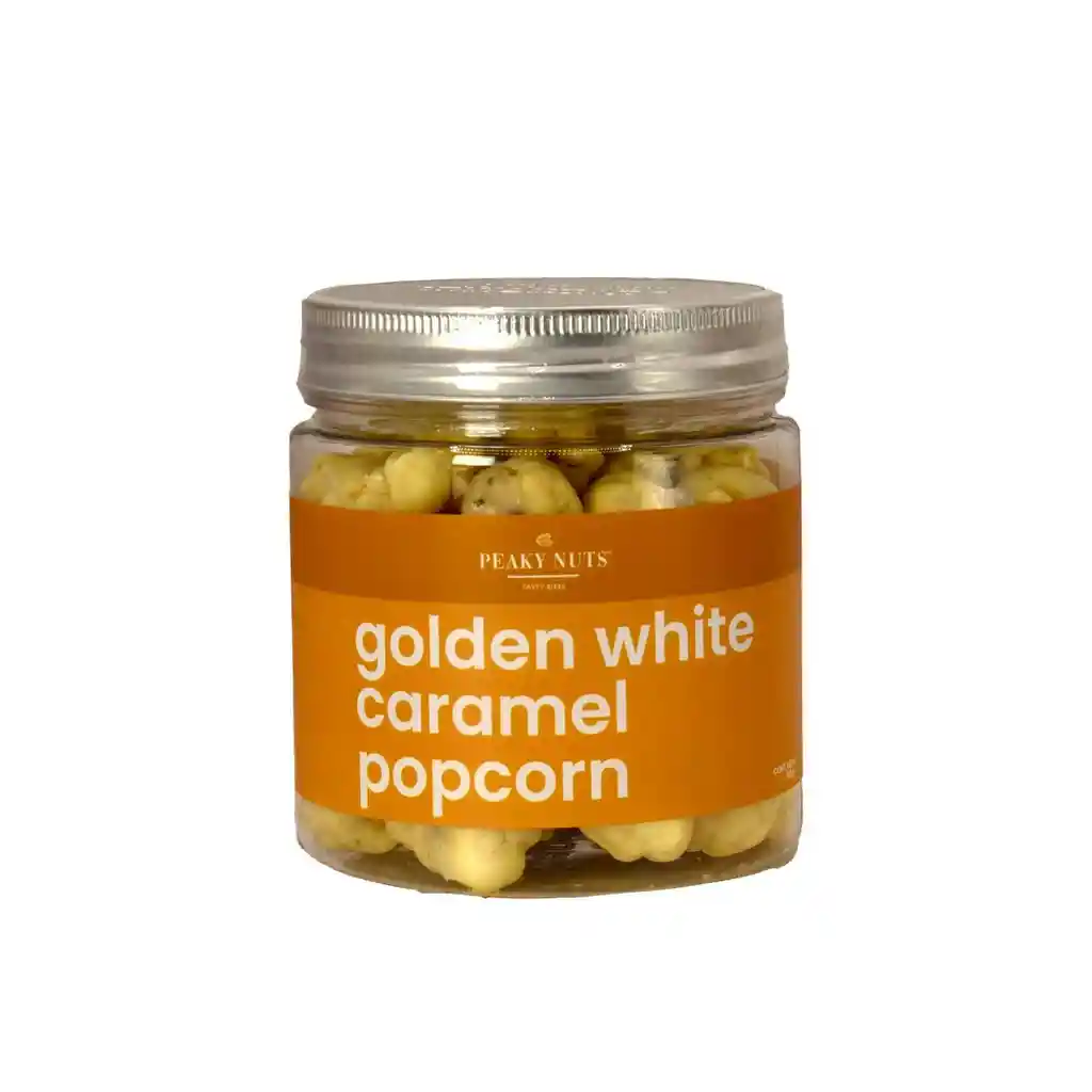 Golden White Caramel Popcorn 150 Platic Small
