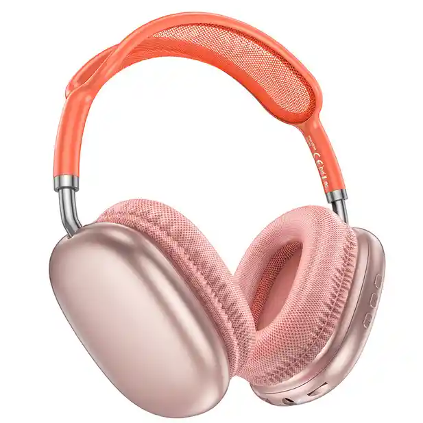 Audífono Inalambrico On-ear Borofone Bo22 Plus 90hrs Rosado