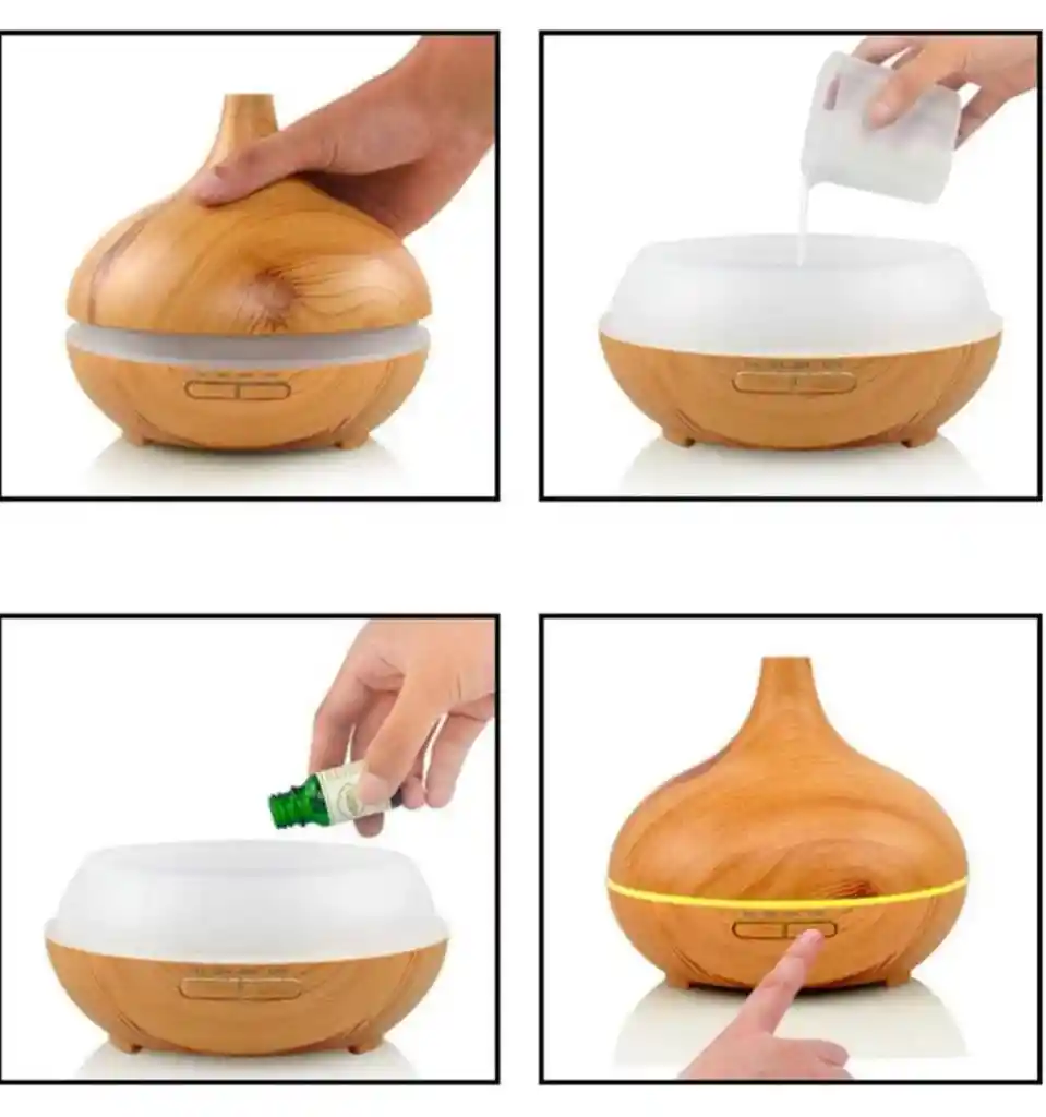 Humificador Difusor De Aceite Con Control Remoto