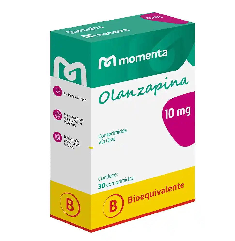 Olanzapina 10 Mg X 30 Com