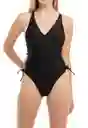 Traje De Baño Rebajado Negro Talla S Samia