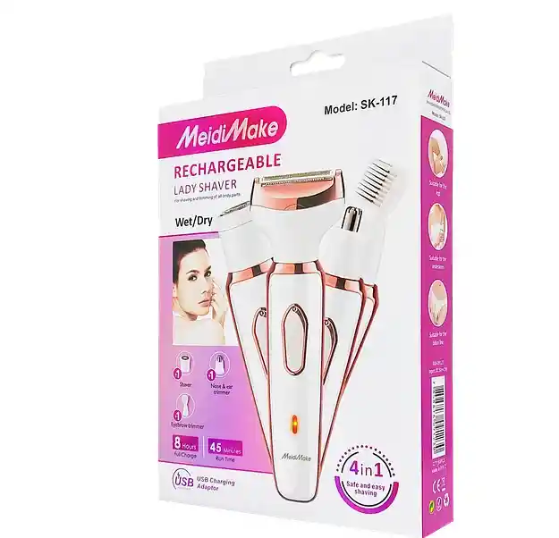 Afeitadora Electrica Femenina 4en1 Colporal Para Axilas Bikini