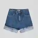 Short Básico Sun Azul 42 Mujer Raindoor