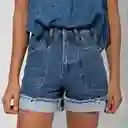 Short Básico Sun Azul 38 Mujer Raindoor