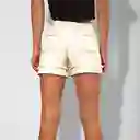Short Básico Sun Ecru 42 Mujer Raindoor