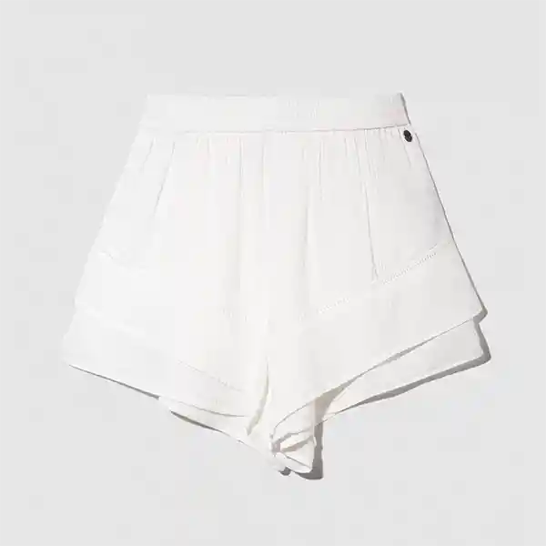 Short Vuelos Ecru S Mujer Raindoor
