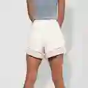 Short Vuelos Ecru S Mujer Raindoor