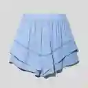 Short Vuelos Azul M Mujer Raindoor