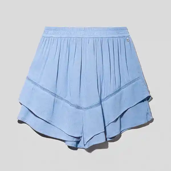 Short Vuelos Azul M Mujer Raindoor