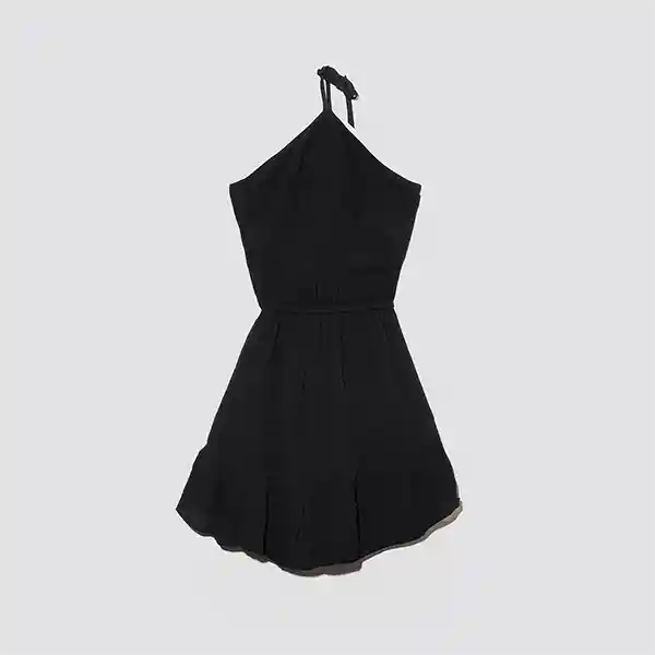 Enterito Corto Halter Negro S Mujer Raindoor