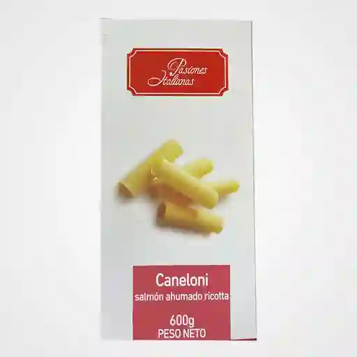 Caneloni Salmon Ahumado Ricota 600 Grs