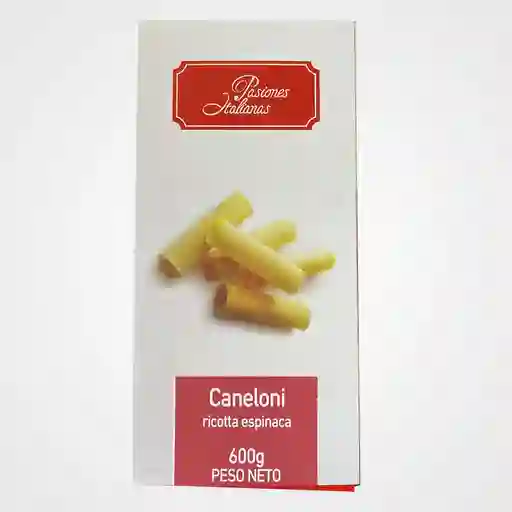 Caneloni Ricota Espinaca 600 Grs