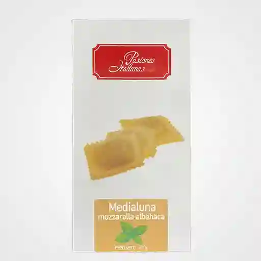 Medialuna Mozarella Albahaca 400 Grs