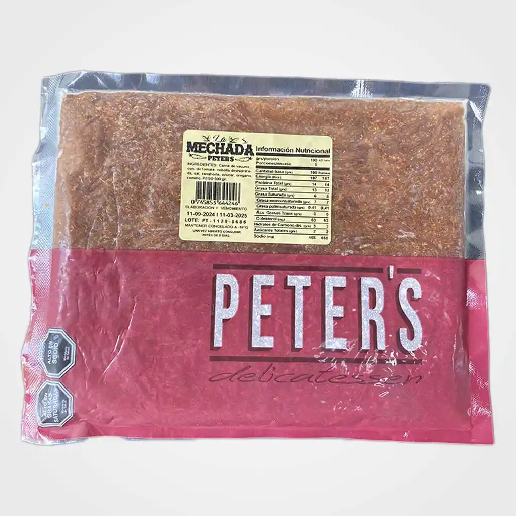 Carne Mechada Peters 500 Grs