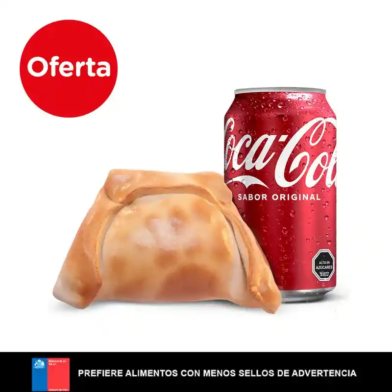 Empanada Napolitana + Coca Zero 350 Cc