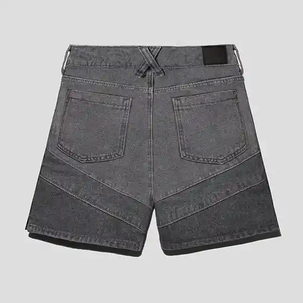 Short Cortes Degradé Gris 36 Mujer Raindoor