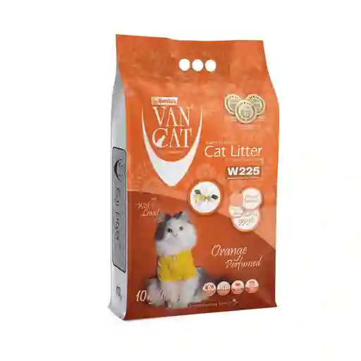 Arena Sanitaria Van Cat Aroma Naranja 10 Kg
