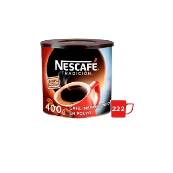 Cafe En Polvo Tradición Nescafe 400 Gr.