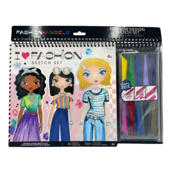 Fashion Angels Fashion Design Sketch Set Chroma Stix