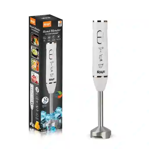 Batidora Mano Inmersión Raf 4cuchillas Cocina Mezcla Tritura