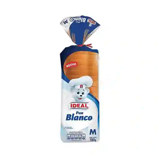 Ideal Pan Blanco Familiar 580 Gr