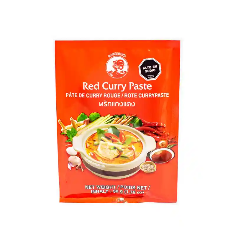 Pasta Curry Rojo Sachet 50 Grs