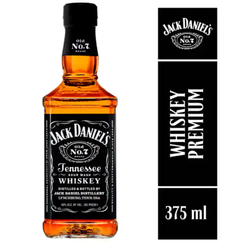 Jack Daniel's Botellín Old N°7, 375ml, 40%