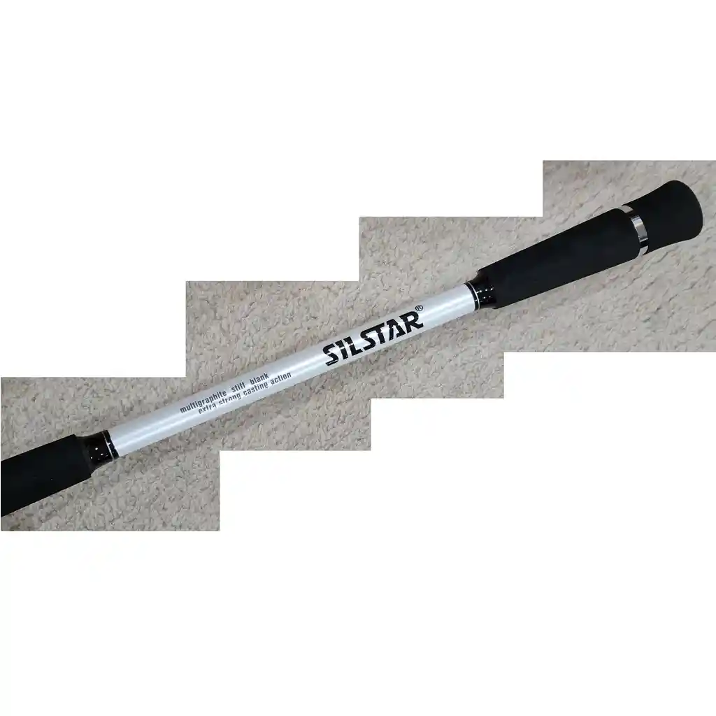 Caña Pesca Silstar V2 2,40mts 2tramos 270 Grs Accion 50-150 Grafito85%