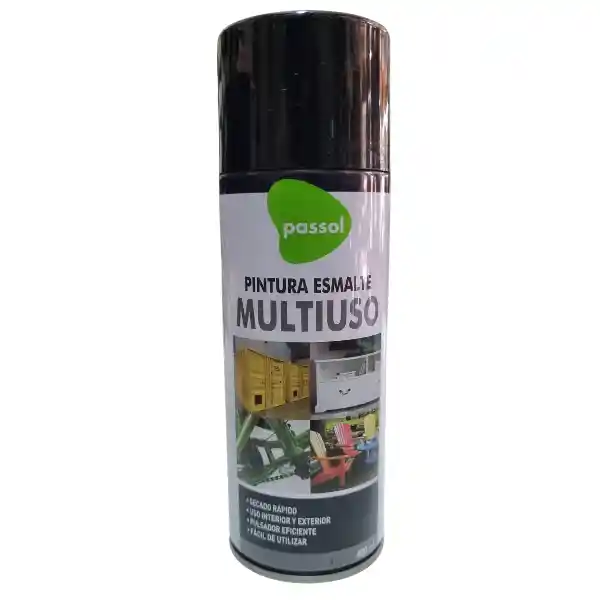 Pintura Spray Negro Brillante