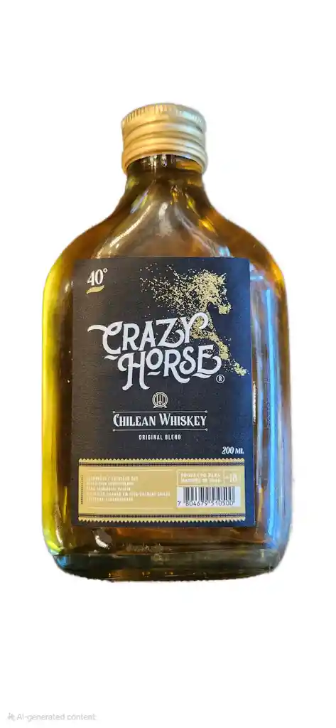 Whisky Crazy Horse Chilean Whiskey, 200ml, 40°