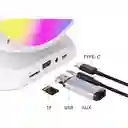 Parlante Karaoke Bluetooth Portatil Ys-110 Micrófonos Luces